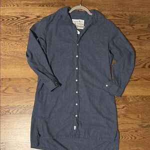 Frank&Eileen Hunter Step Hem Shirt-Dress XS